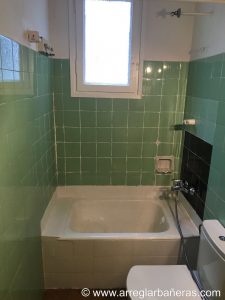 Cambio estético de bañera y azulejos perimetrales